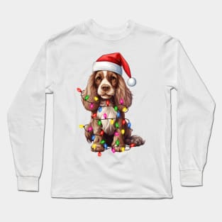 Christmas American Cocker Spaniel Long Sleeve T-Shirt